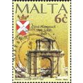 MALTA, Hompesch Gate and Arms, Zabbar, yellow 1...