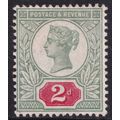 Great Britain QV 1887-92 2d Grey-Green Carmine ...