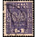Poland 1932 Coat of Arms 5Gr Used Stamp Polish Eagle