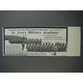 1913 St. John's Military Academy Ad - My Pride