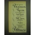 1945 The Biltmore Hotel Ad - The Bowman Room fe...