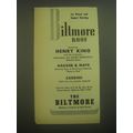 1945 The Biltmore Hotel Ad - Biltmore Roof feat...