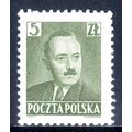 POLAND 1950, President Boleslaw Bierut, Dull Gr...