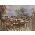 Canal Saint Martin Alfred Sisley 1870 Painting ...