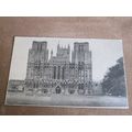 Early fr Alumino series Postcard- Wells Cathedr...