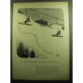 1958 The Cincinnati Enquirer Ad - Cartoon By Robert Day - I see that new fellow