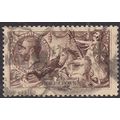 GB 1918 - 19 KGV 2/-6d Chocolate Brown Seahorse...