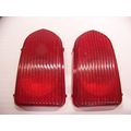 1949 GM TAILLIGHT LENSES OEM PAIR #5937861 GUID...