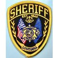 Calcasieu, LA Police Dept. 3"X2.5". PP73.