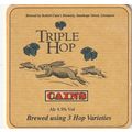 BEER MAT - CAINS BREWERY - TRIPLE HOP - (Cat 05...