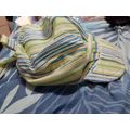 cotton striped womens cap