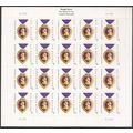 Purple Heart Medal (2012) Sheet of 20 Current R...
