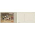 Hunting Dogs Art Painting Carl Reichert Postcar...