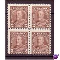 canada george V stamps sg342 brown 2c hm