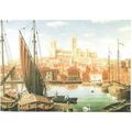 Lincoln Cathedral - from Brayford Pool - art po...