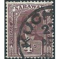 Sarawak 1923 SG65 4c Brown-Purple Fine Used ....