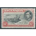 Ascension Island 1938 SG40 1 1/2d Black & Vermi...
