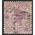 Victoria 1886 2d Purple SG314c FU