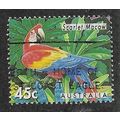 AUS 1994 45c 'AUSTRALIAN ZOO'S -SCARLET MACAW '...