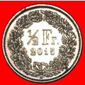 WITH STAR (1875-2022): SWITZERLAND★1/2 FRANC 20...