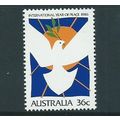 australia stamps mnh 1986 sg1039 sg 1039 peace ...