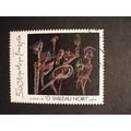 France 1991 - Painting by Roberto Matta, "O bla...