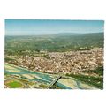 COIMBRA, Air view of town unused postcard vinta...