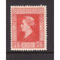 NETHERLANDS 1944 SG 599 7 1/2c RED M / MINT