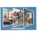 Tewkesbury Gloucestershire Multiview Postcard 6646