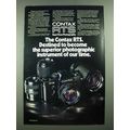 1976 Contax RTS Camera Ad - Superior Photographic Instrument of Our Time
