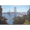 USA Postcard - Oakland Bay Bridge - San Francis...