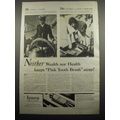 1933 Ipana Tooth Paste Ad - Neither wealth nor ...