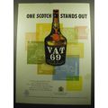 1957 Vat 69 Scotch Ad