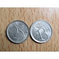 Belgium 1973 25 Centime Belgique (French Text) ...