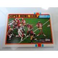 1989 Topps Football Card # 001 Super Bowl XXIII...