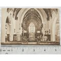 vintage postcard Sandringham Church Interior