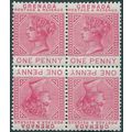 Grenada 1887 1d carmine tête-bêche pairs SG40a ...