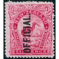 New Zealand 1907 6d bright carmine-pink Officia...