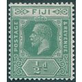Fiji 1923 ½d green Die II SG229 unused