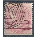 India 1868.SG74 8a Pale Rose Good/Fine Used.