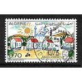 ALGERIA 1974 CHILDRENS DRAWINGS 70c URBAN SCENE...