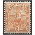 Grenada 1906 SG79 2d Orange Mounted Mint . .. .