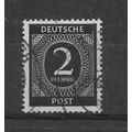 Germany.Allied Occpation.SG900 2pf Black.Fine U...