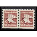 1948 20c C Eagle Fine MNH Dry Gum BPS Hor Pair ...