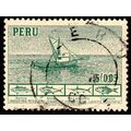 Peru 1952 Local Motives 5c Used Stamp Fish