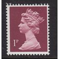 X847 U66a 1p Crimson LEFT BAND NEW PHOPHOR INK ...