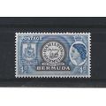 Bermuda.SG141 4d Postmaster Perot's stamp.Mount...