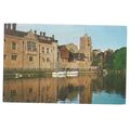 RIVER MEDWAY, MAIDSTONE, KENT used vintage post...