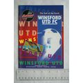 1995 programme Winsford United v. Gainsborough
