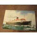 1940s Postcard - RMS Fenella Steamer Ship / Isl...